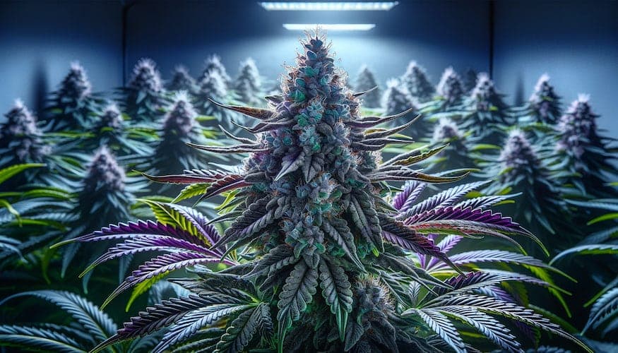 Erlebe die volle Kraft von Banana Purple Punch Auto: Unsere stärkste Autoflower mit 26 % THC!