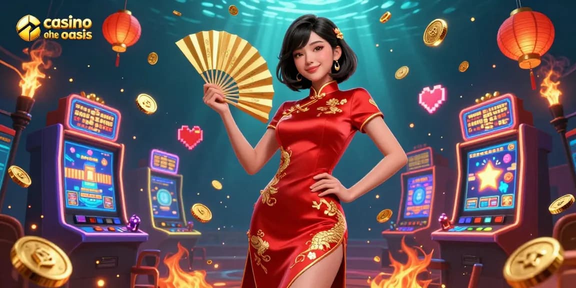 Experience the thrill of casino ohne oasis with vibrant visuals and dynamic elements in this stunning 3D illustration.