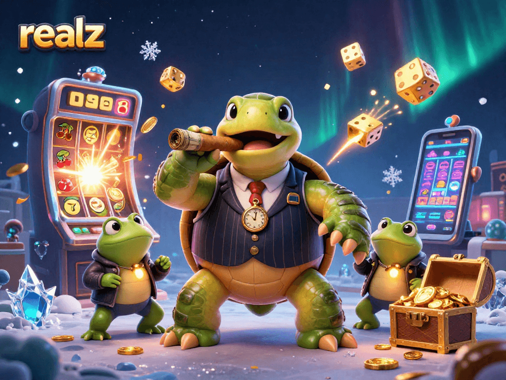 Erleben Sie Quoten und Gewinne mit realz in einem atemberaubenden Casino-Szenario voller Energie.