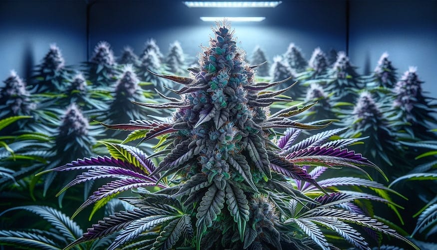 Erlebe die volle Kraft von Banana Purple Punch Auto: Unsere stärkste Autoflower mit 26 % THC!