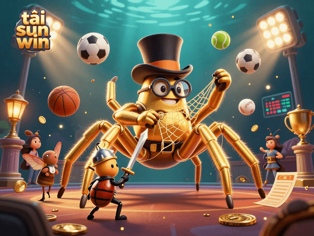 Engage in thrilling action with tải sun win featuring 3D characters and vibrant casino elements.