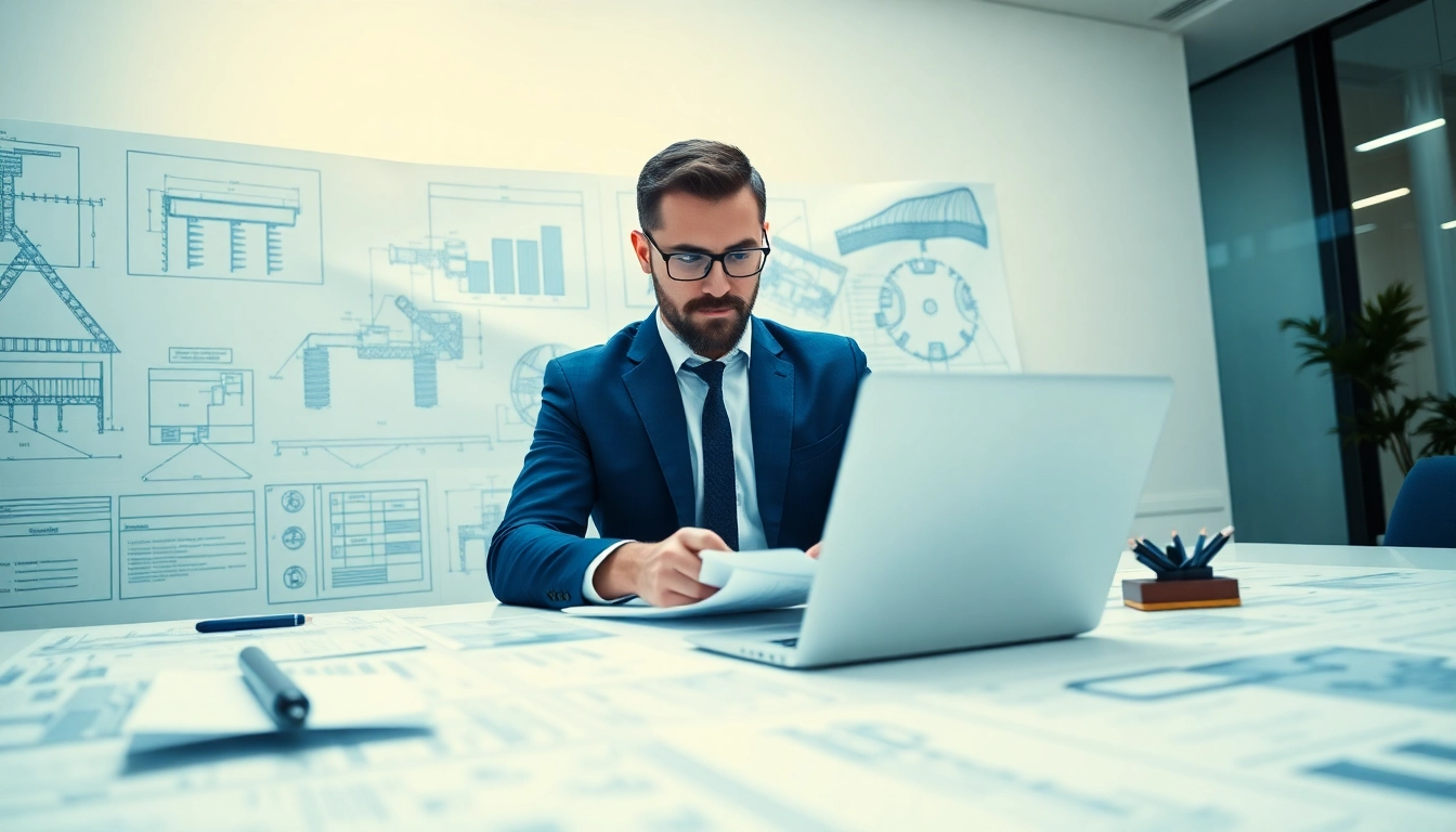 Headhunter Ingenieure analysiert Talentprofile in einem modernen Büroumfeld.