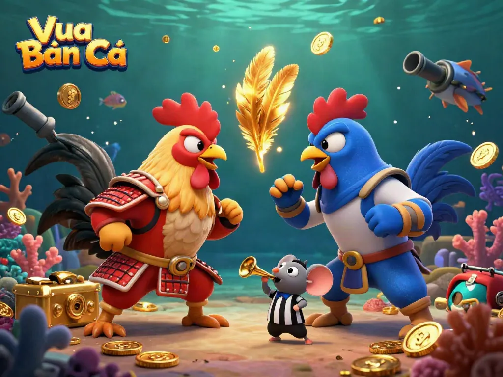 Experience the thrilling underwater action of Vua Bắn Cá with dynamic marine life and vibrant gameplay!